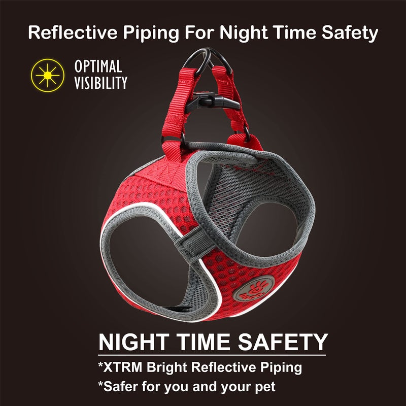 DOCO Dog Harness for Large Sized Dog - Athletica Adjustable, No Pull, No Choke, Puppy Vest Lightweight Air Mesh, Reflective, Puppy Essentials - Lime, X-Large (Chest 20.5"-22", Weight 20-25 lbs) - Image 3